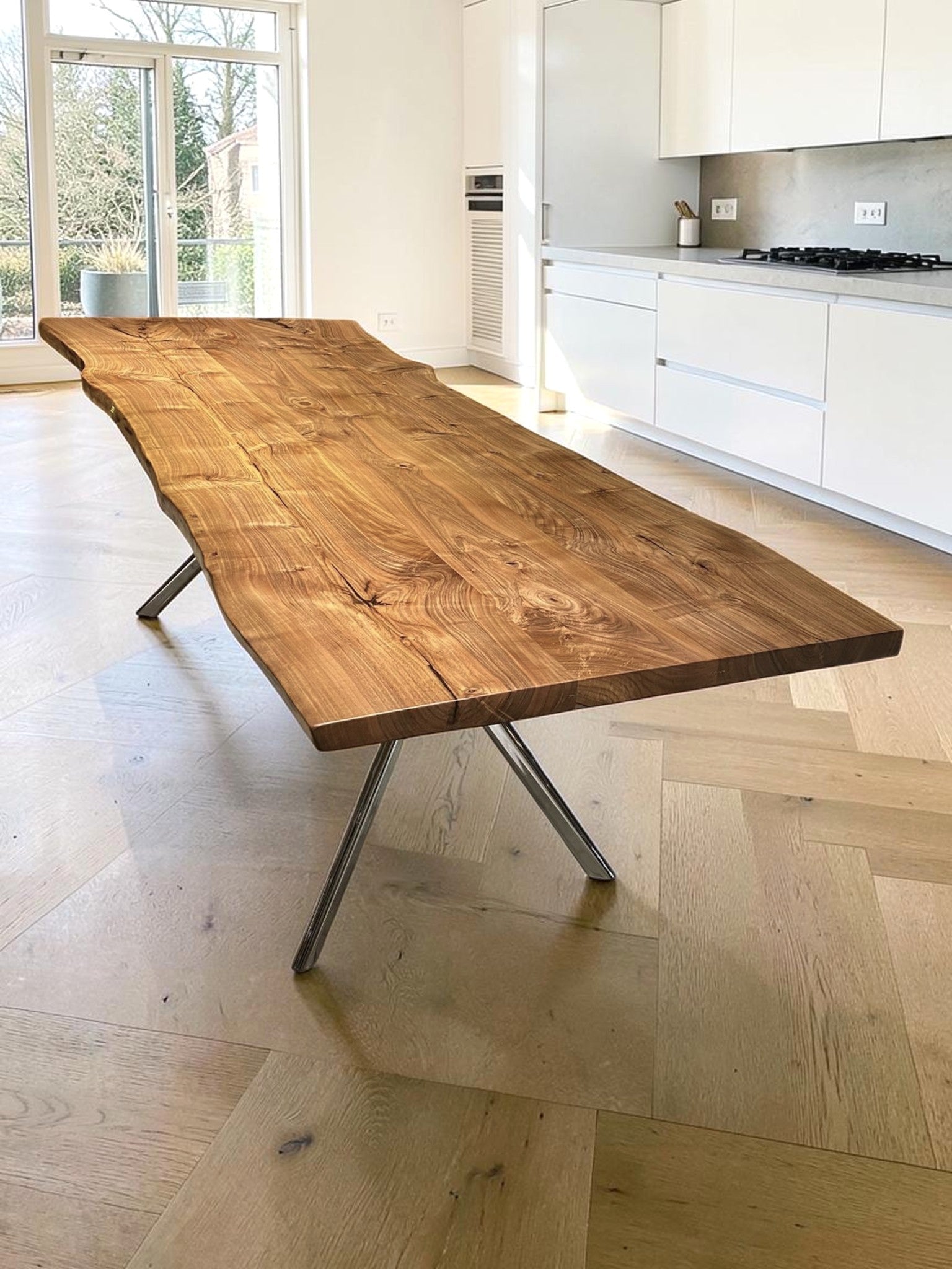Valnød Plankebord 95x250 cm