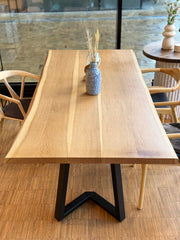 Eg plankebord: 210x100 cm