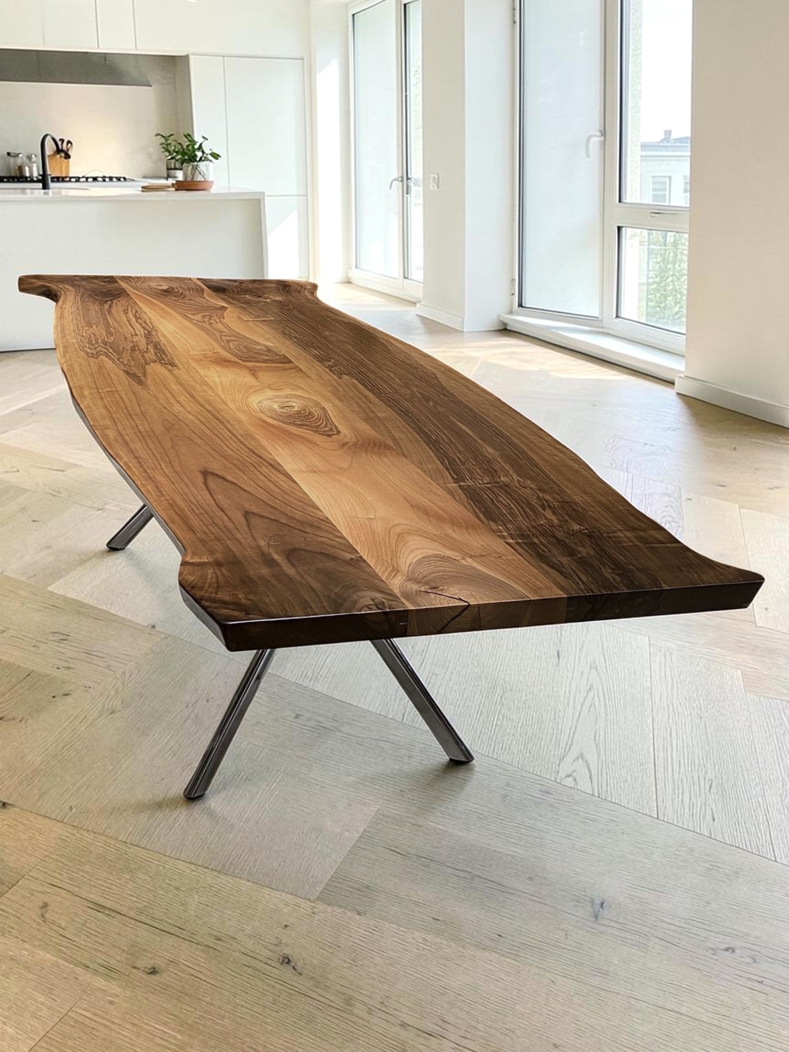 Valnød Plankebord 95x280 cm