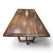 Valnød plankebord 104x240 cm (special kant)
