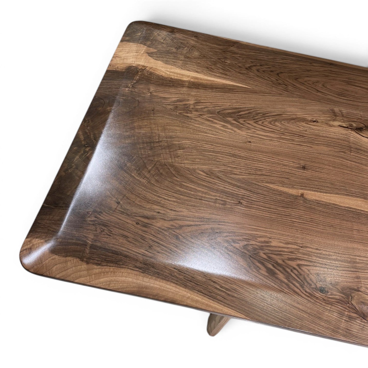 Valnød plankebord 104x240 cm (special kant)